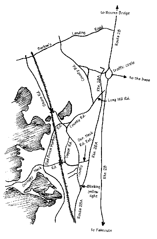 map to Cataumet Arts Center